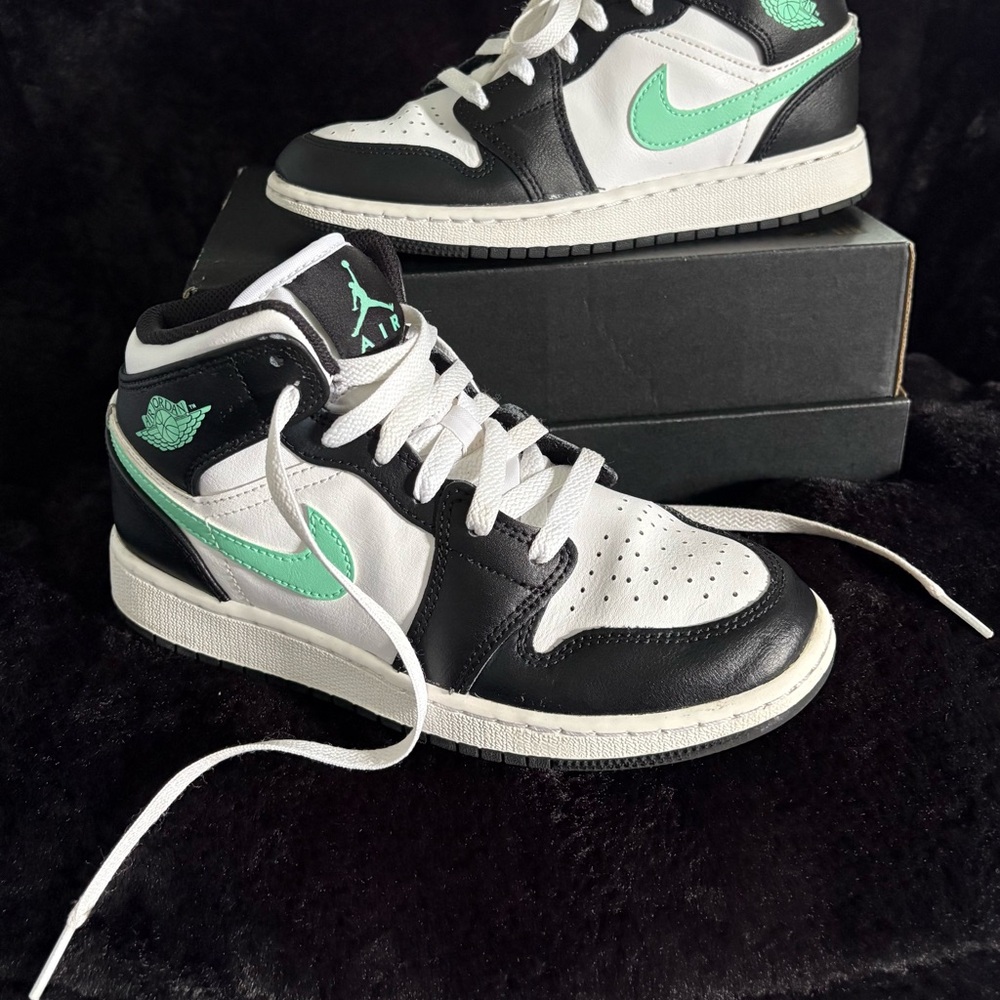 Jordan Black and White Sneakers